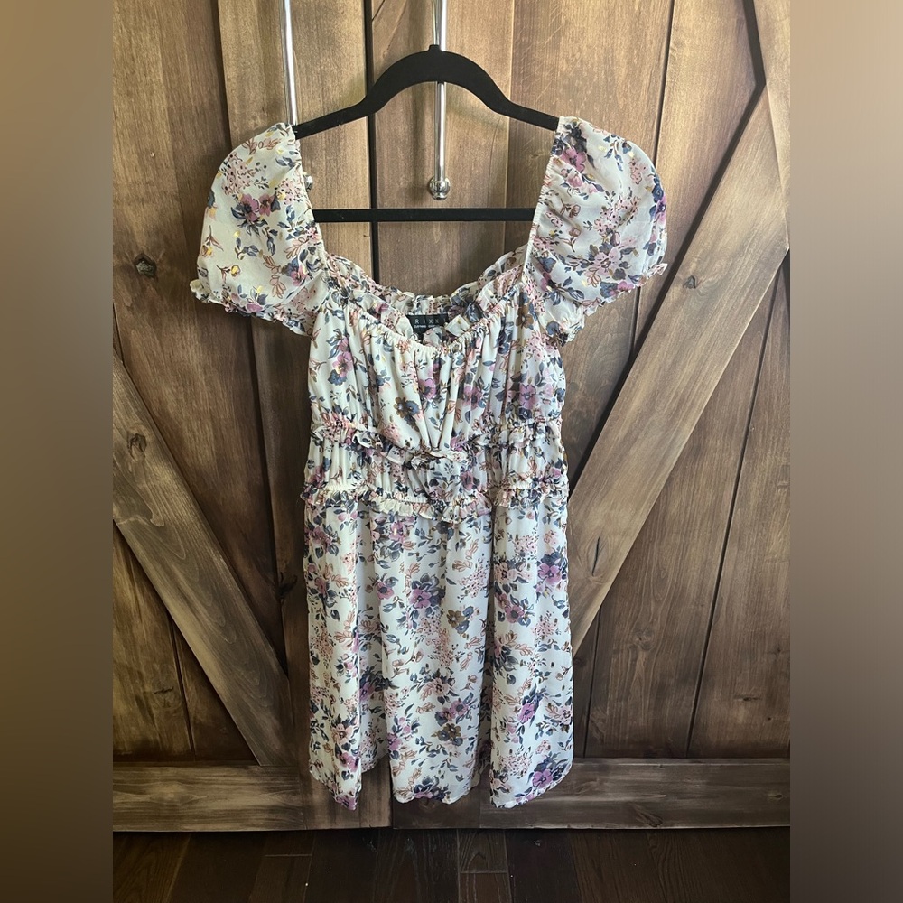 Trixx floral summer dress women’s small